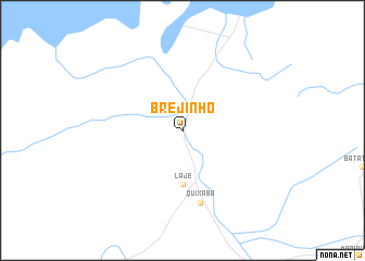 map of Brejinho