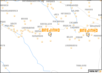 map of Brejinho