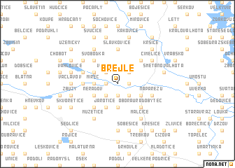 map of Brejle