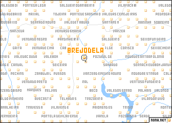 map of Brejo de Lá