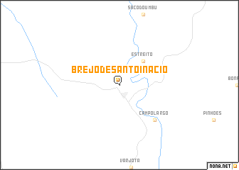 map of Brejo de Santo Inácio