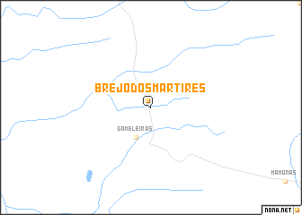 map of Brejo dos Mártires