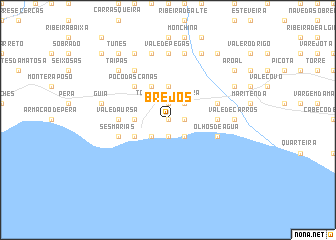 map of Brejos