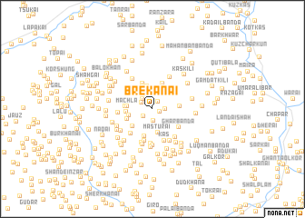 map of Brekanai