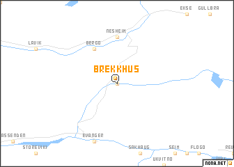 map of Brekkhus