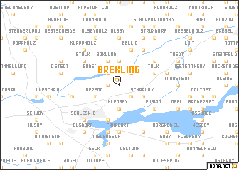 map of Brekling