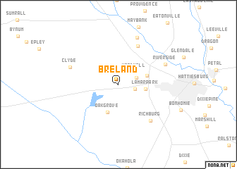 map of Breland
