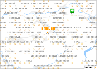 map of Brelen