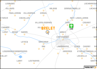 map of Brelet