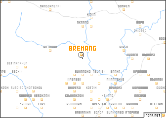 map of Bremang