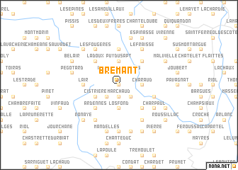 map of Brémant