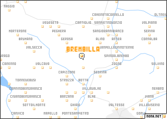 map of Brembilla
