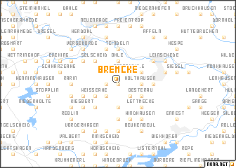 map of Bremcke