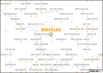 map of Bremelau