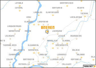 map of Bremen