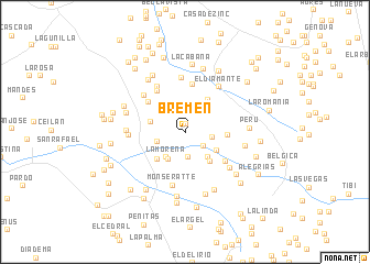 map of Bremen