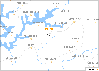 map of Bremen