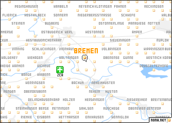 map of Bremen