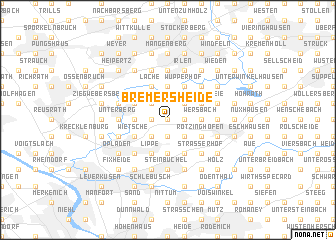 map of Bremersheide