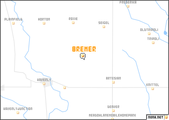 map of Bremer