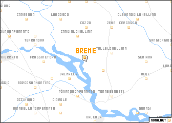 map of Breme