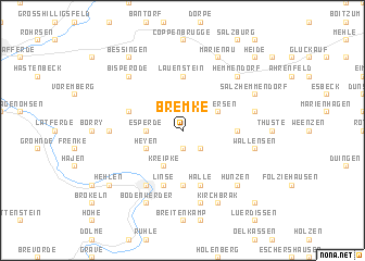 map of Bremke