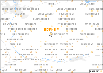 map of Bremke