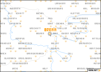 map of Bremm