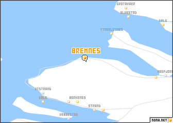 map of Bremnes