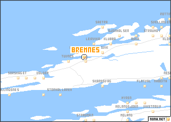 map of Bremnes