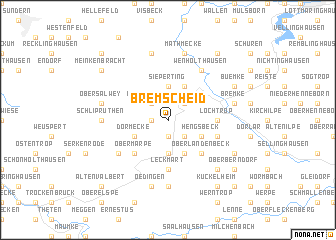map of Bremscheid