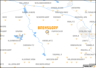 map of Bremsdorf