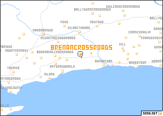 map of Brenan Cross Roads