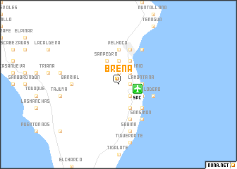 map of Breña