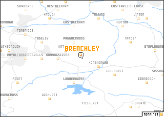 map of Brenchley