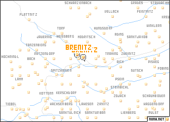 map of Brenitz