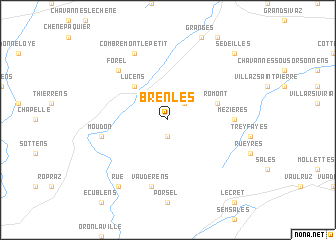 map of Brenles