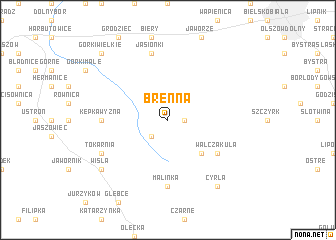 map of Brenna