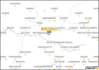 map of Brenoux