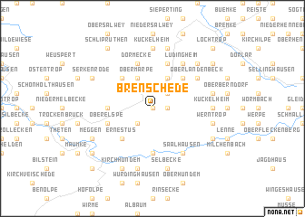map of Brenschede