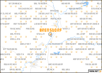 map of Brensdorf