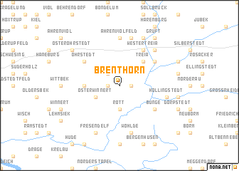 map of Brenthörn