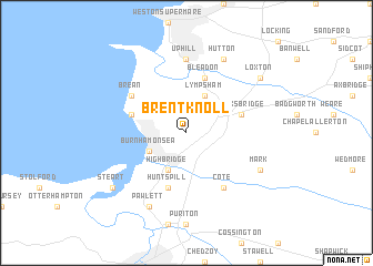 map of Brent Knoll