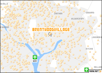 map of Brentwood Village