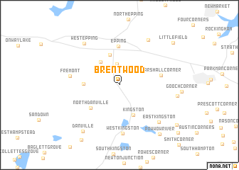 map of Brentwood