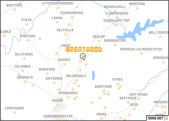 map of Brentwood