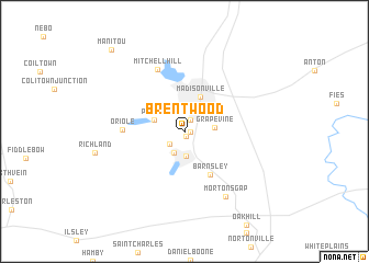 map of Brentwood