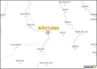 map of Brentwood