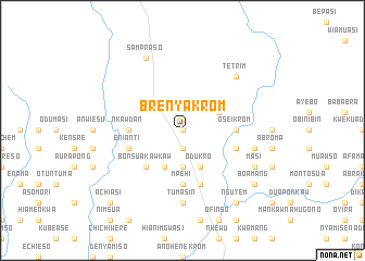 map of Brenyakrom