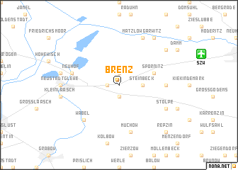 map of Brenz